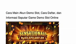 Cara Daftar Main Slot